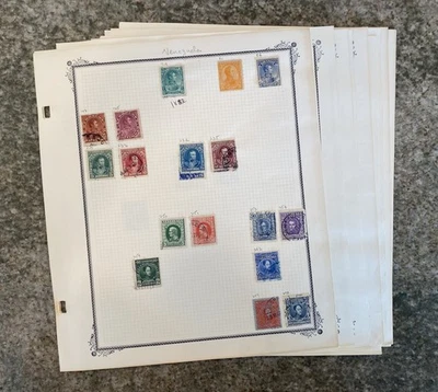 (100) Lote de estampillas de Venezuela años 1880-1960 Scott# 79, 81, 84 - 1223, 16 páginas, UH Foto 1 de 4