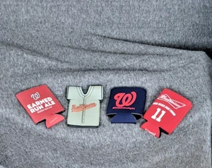 4 Washington Nationals Can Bottle Koozie Baltimore '66 2006 Devils Backbone Bud - Picture 1 of 6