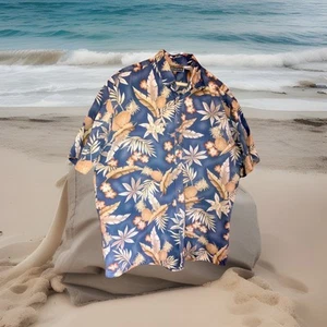 Big Creek Clothing Co Men’s Hawaiian Shirt Size XL Floral Tropical Short Sleeves - Picture 1 of 8