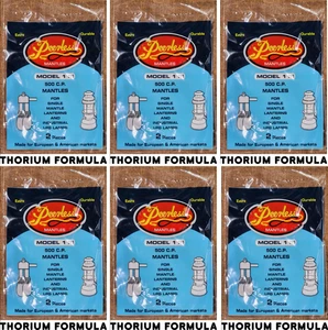 PEERLESS 111 MANTLES SIX PACKS OF TWO (12 MANTLES) ORIGINAL FORMEL #1111 STYLE - Bild 1 von 3