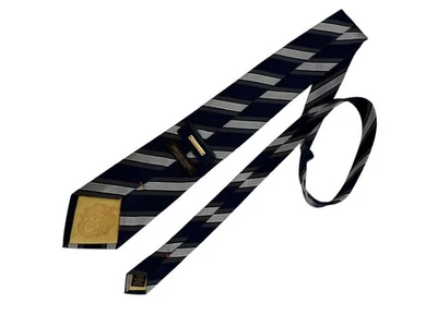 Галстук DONALD J. TRUMP винтажный золотой слиток подпись Coll. 100% шелк мужчин 61 x 3,5" - Изображение 1 из 4