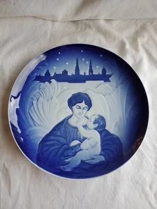 Royal Copenhagen B&G Bing & Grondahl 1987 Sven Vestergaard Madonna & Kind Teller - Bild 1 von 5
