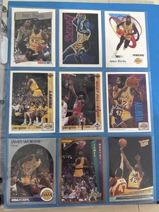 James Worthy 33 Card Lot – Lakers Legend Hall of Famer - Picture 1 of 4
