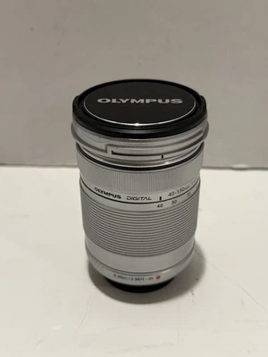 Olympus M.Zuiko Digital 40-150mm F4.0-5.6 R ED Silver Micro Camera Lens - Image 1 of 4