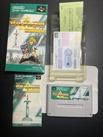Legend of Zelda Triforce of the Gods Super Famicom SFC Japan CIB Us Seller