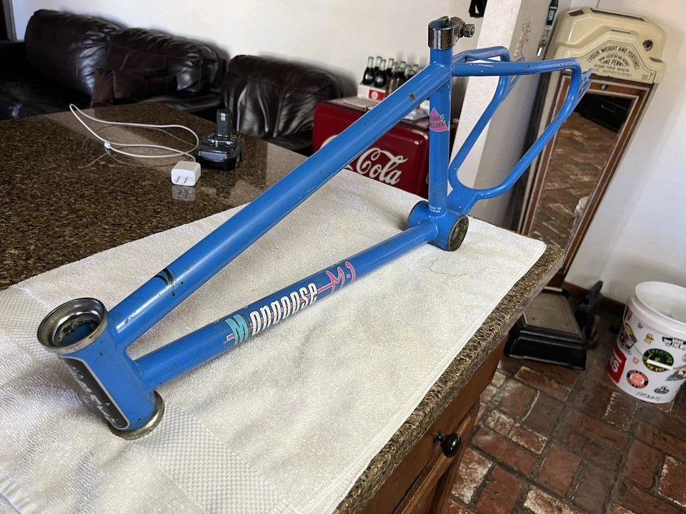 Cuadro Old School Vintage Blue Mongoose M1 BMX años 80 OG Vintage 20" 1986 Foto 1 de 4