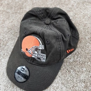 Cleveland Browns Hat Cap Adjustable New Era 9Twenty Brown NFL Youth - Picture 1 of 5
