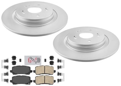 Rear Coated Disc Brake Rotors & Ceramic Brake Pads fits Honda Odyssey 2018-2025 - Image 1 of 4