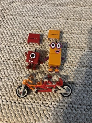 Bloques numéricos de recursos de aprendizaje uno y dos bicicleta aventura usada Foto 1 de 4