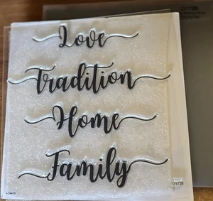 CTMH D1728 WHAT MATTERS MOST ~ Skripttitel; Traditionen, Familie, Zuhause, Liebe - Bild 1 von 1