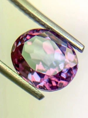 7.00CT EXCELLENT RUSSIAN CZOCHRALSKI ALEXANDRITE COLORCHANGE #45 GEMSTONE - Image 1 of 2