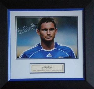 Frank Lampard signiert Chelsea Fotodisplay montiert & gerahmt COA-APHTAL - Bild 1 von 4