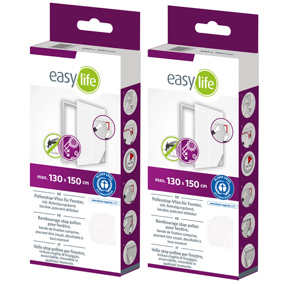 POLLENSCHUTZVLIES 130x150 FLIEGENGITTER POLLENSCHUTZGITTER FENSTER POLLENSTOP - Bild 1 von 1