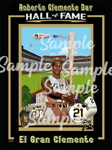 Roberto Clemente Day Limited Poster Print - Picture 1 of 3