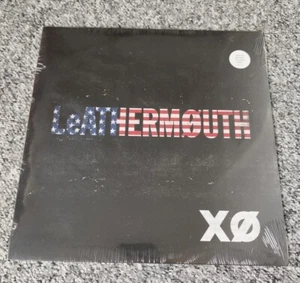 Leathermouth XO Pink with Blue/Red Splatter Vinyl MCR Frank Iero 2018 1st Press - Picture 1 of 3