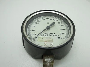 HELICOID GAUGE PSI 5+13/16 INCH METER GUAGE STEAM PUNK (C1.5A1931) - Picture 1 of 5