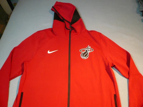 Nike Miami Heat Showtime XL or 2XL BRAND NEW NBA Hoodie Zip up Jacket NWT Cover