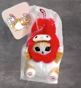 Mofusand x Sanrio My Melody Plush Mascot Keychain 2nd Ed. 2024 Japan Cat Clip-On - Picture 1 of 9