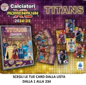 PANINI CALCIATORI ADRENALYN XL TITANS 2024-2025 CARD BONUS+LIMITED EDITION - Imagen 1 de 46