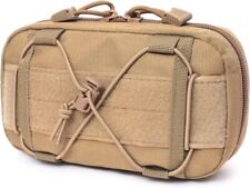 Tactical MOLLE Utility EDC Horizontal Admin Pouch Small Organizer Accessories