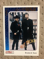 1992 Country Gold Parallel Brooks & Dunn trading card 2 Kix Ronnie CMA Band RC