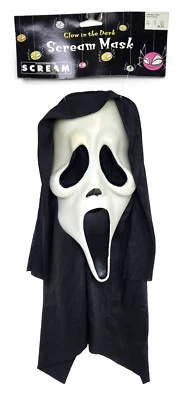 Scream Ghost Face Mask 9206S Glow in the Dark Easter Unlimited ( T ) Stamp EU - Image 1 of 4
