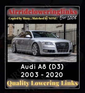 Audi A8 D3 (2003-2010 ) Full AIR SUSPENSION LOWERING LINK Kit - Free Shipping - Picture 1 of 23