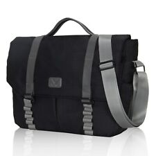 Mens 14 in Laptop Messenger Bag Business Briefcases College Shoulder Sling  Bag