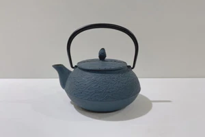 TEAPOT 650ml Nanbu Tekki Iwachu Type 5 Matsuba Daman blue Japan Import F/S w/T - Picture 1 of 2