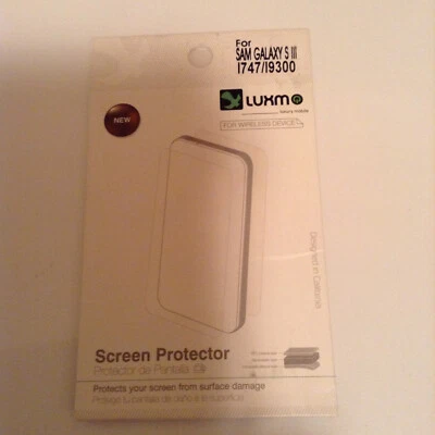 1 Protector Pantalla Transparente Samsung Galaxy S III HD I9300 I747 S3 Foto 1 de 4