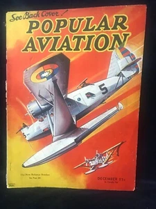 December 1934 Popular Aviation Magazine Bellanca Bomber - Picture 1 of 2