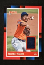 2022 Donruss Retro 1988 Materials Relic Red #R88M-FV Framber Valdez /99