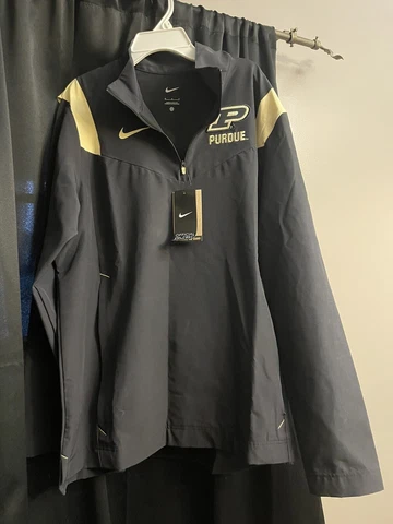 Nike men’s Purdue official apparel, windbreaker jacket, size medium Cover