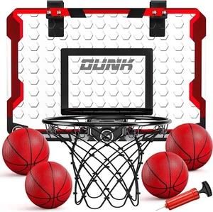 TEMI Mini Canestro da Basket da Interno Gioco per Bambini Versione Punteggio con 4 Palline - Foto 1 di 6