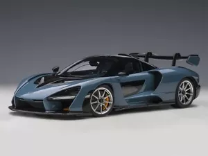 2018 AUTOart 76077 McLaren Senna Vision Victory / Grey 1:18 Model Car - Picture 1 of 5