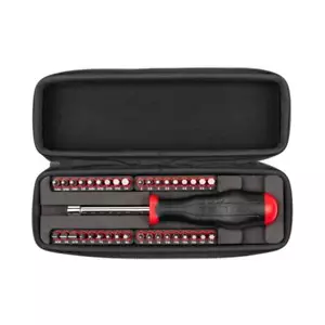Tekton Bit Screwdriver Set 37pc Magnetic Hex Star Phillips Slotted Durable Case - Picture 1 of 5