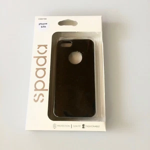Back Case Glossy soft Schutzhülle für Apple iPhone 5 5S 5SE schwarz SPADA GRF033 - Picture 1 of 1