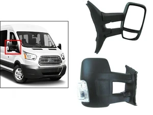 Fits 2015-2024 Ford Transit Front Right Door Side Mirror W Signal Long Arm - Picture 1 of 7