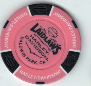 Harley-Davidson: Laidlaw's Baldwin Park, California rosa/negro - Imagen 1 de 2