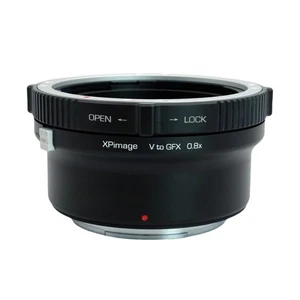 Adaptateur objectif XPimage 0,8x pour objectif Hasselblad V vers appareil photo Fujifilm Fuji GFX 100S - Photo 1/6