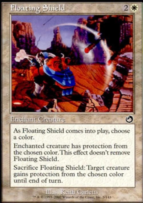 Floating Shield -Foil Light Play MTG Torment - Image 1 of 1