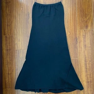Versus Versace Vintage Wool Mermaid Maxi Skirt - Picture 1 of 13