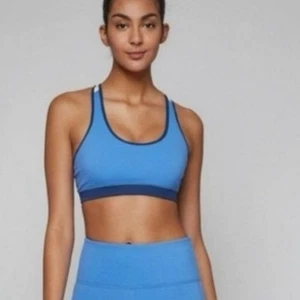 Sujetador deportivo Fourlaps Infinity talla grande nuevo azul amarillo gimnasio atlético correr - Imagen 1 de 10