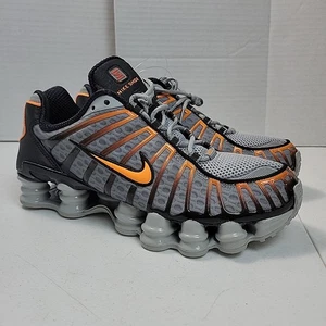Nike Shox TL Hellrauchgrau Schwarz Hell Mandarin AV3595-011 Herren Größe 8 Neu - Bild 1 von 11