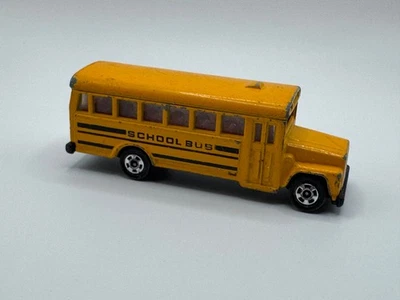 1976 MATCHBOX TOMY TOMICA NO. F5  FORD SCHOOL BUS BLUE BIRD YELLOW - Image 1 of 4