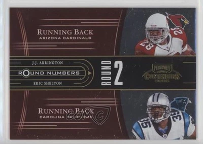 2005 Playoff Contenders Round Numbers Red JJ Arrington Reggie Brown Rookie RC - Image 1 of 2