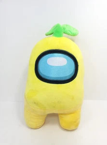 Juguete de peluche Among Us Toikido amarillo compañero de tripulación brote de planta 12" - Imagen 1 de 4