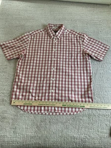 Eddie Bauer Wrinkle Resistant Large Button Down 100% Cotton Multicolored Shirt - Picture 1 of 12