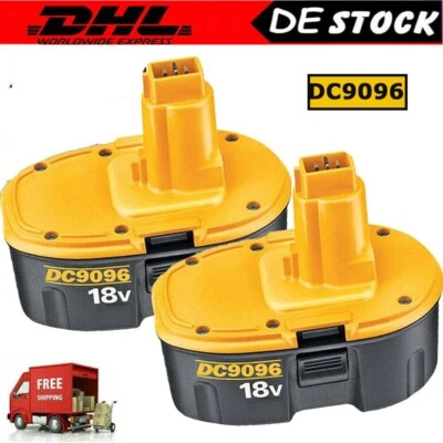 FÜR DEWALT 2PACK 18V 4,6Ah Ni-MH DC9096 para DeWalt DE9039 DE9095 DE9096 DC9099 DC9098 Batería