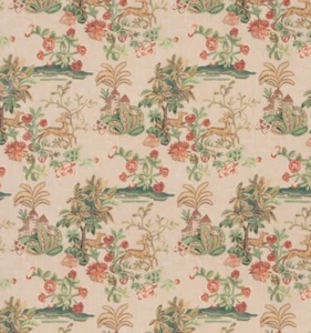 GP & J BAKER CURTAIN FABRIC 'KNIGHT'S TALE LIGHT - PLASTER' 6 METRES KIT KEMP - Picture 1 of 7